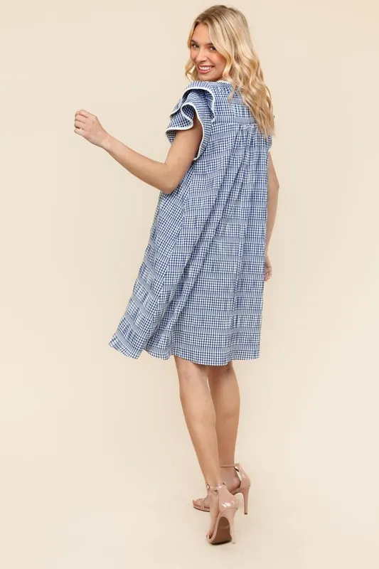 Double-Ruffle-Sleeve-Dress-with-Side-Pockets-Navy-2