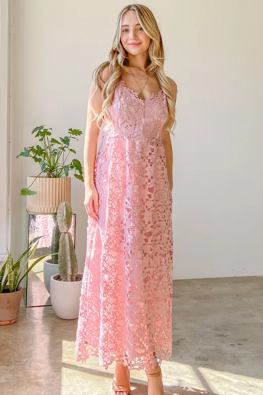 Lace-Maxi-Cami-Dress-Pink-1