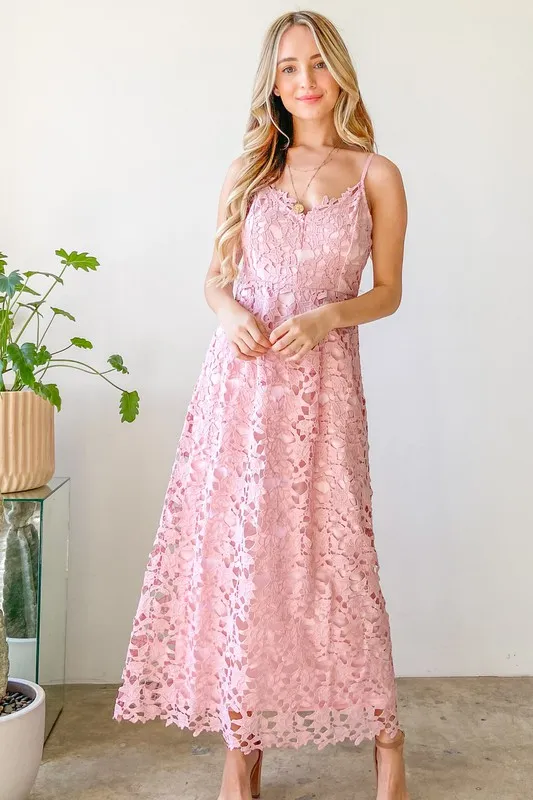 Lace-Maxi-Cami-Dress-Pink-4