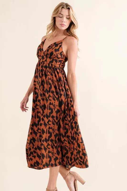 Leopard-Print-Plunge-Maxi-Dress-Brown-2