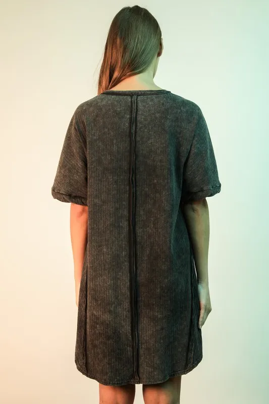 Mineral-Washed-Ribbed-Knit-Mini-Dress-Black-3