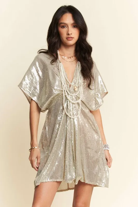 Sequin-Plunge-Neck-Knot-Cut-Out-Tie-Back-Party-Dress-Natural-1