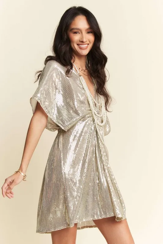 Sequin-Plunge-Neck-Knot-Cut-Out-Tie-Back-Party-Dress-Natural-3