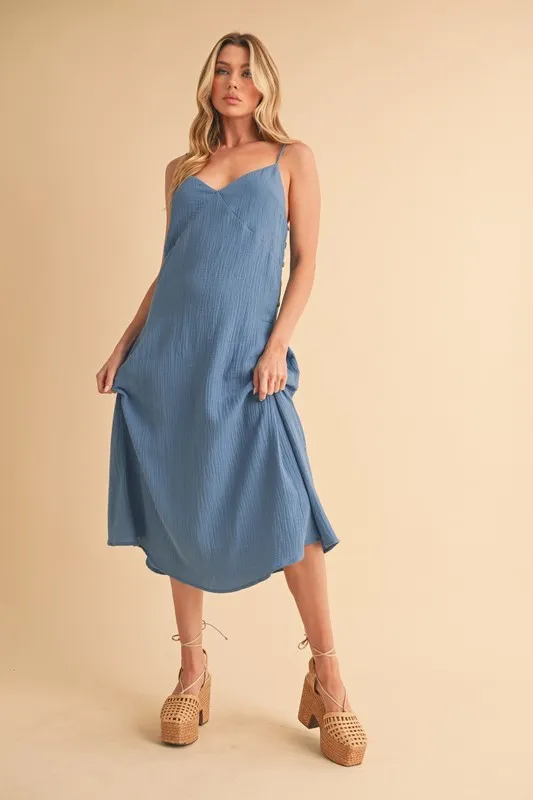 Side-Button-Midi-Cami-Dress-Azure-2
