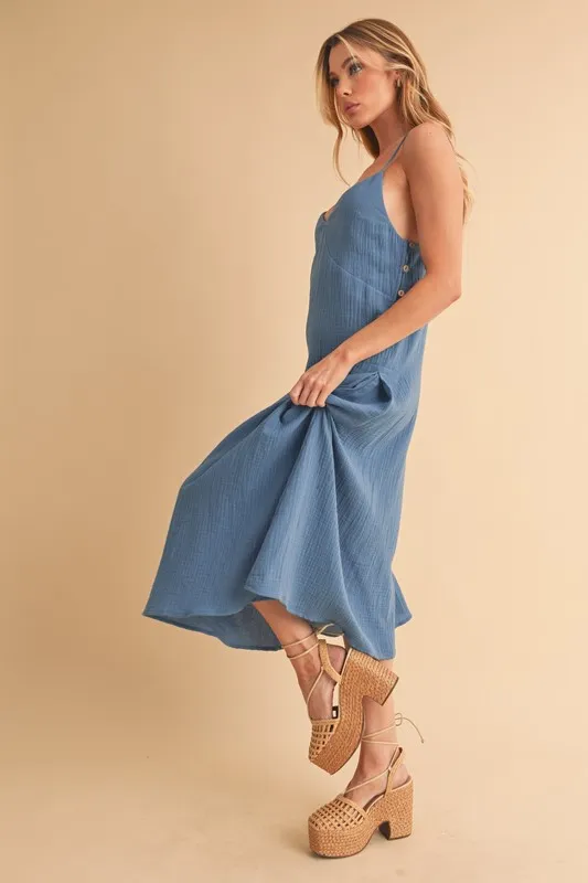 Side-Button-Midi-Cami-Dress-Azure-3