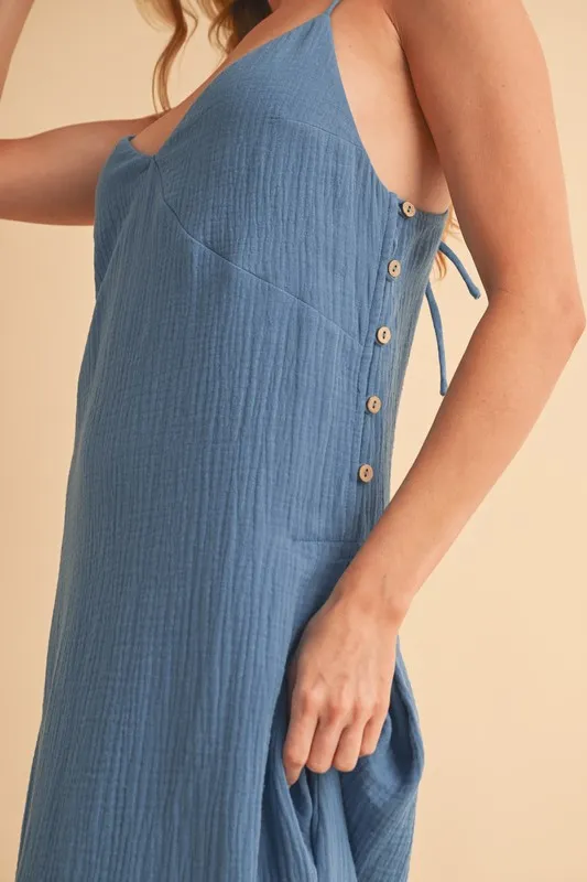 Side-Button-Midi-Cami-Dress-Azure-4