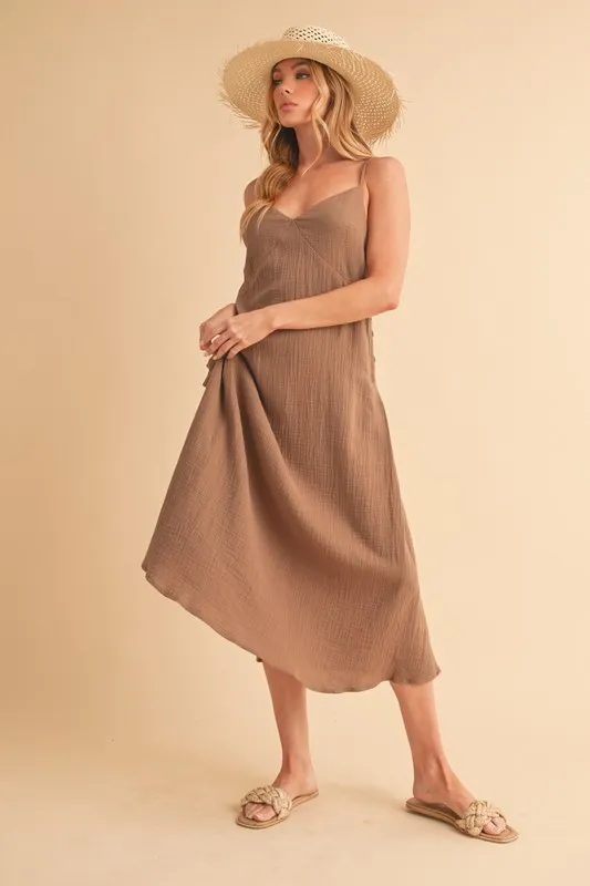 Side-Button-Midi-Cami-Dress-Mocha-1
