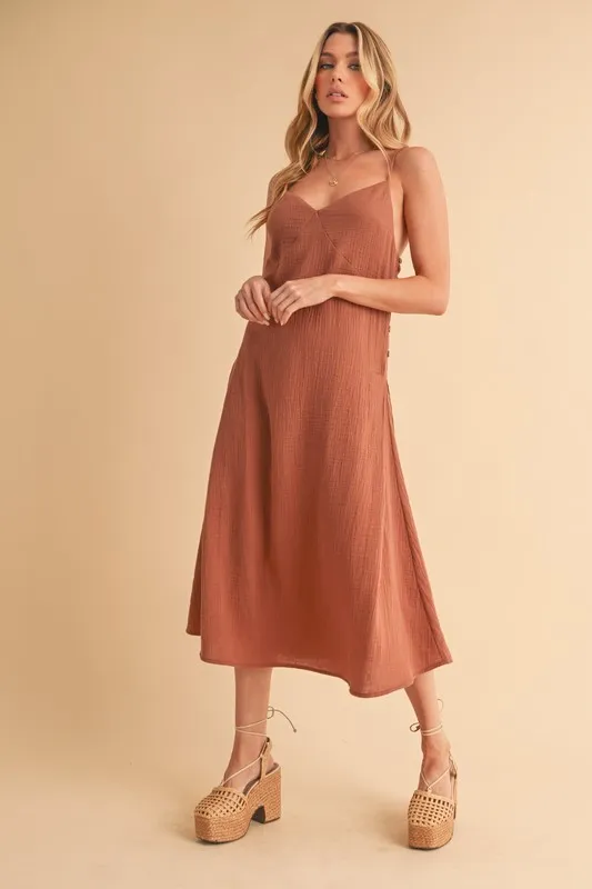 Side-Button-Midi-Cami-Dress-Terracotta-2