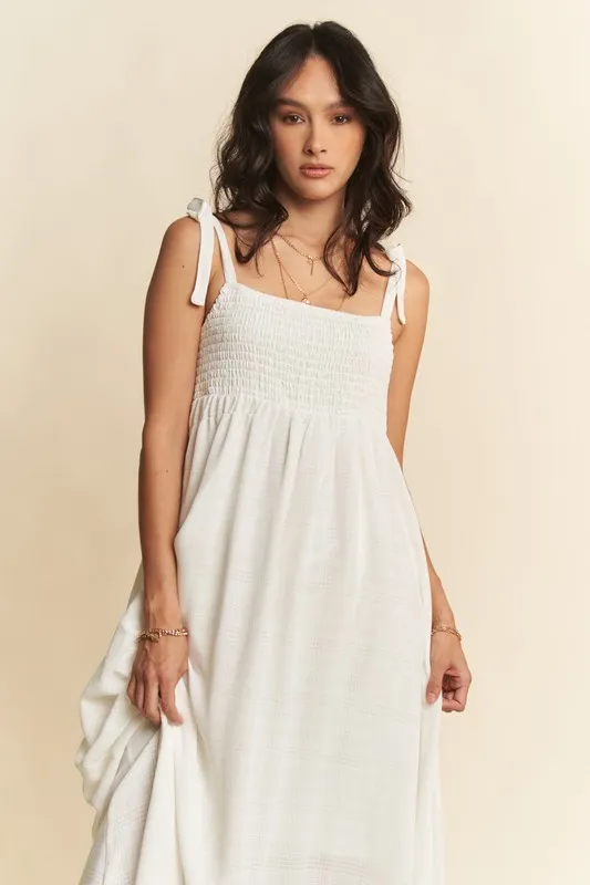 Smocked-Sleeveless-Maxi-Cami-Dress-White-4