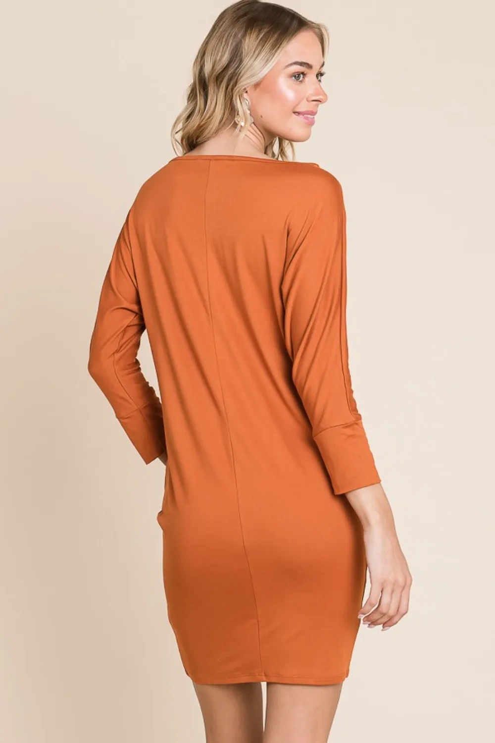 Full-Size-Dolman-Sleeve-Mini-Dress-Pumpkinspicy-2