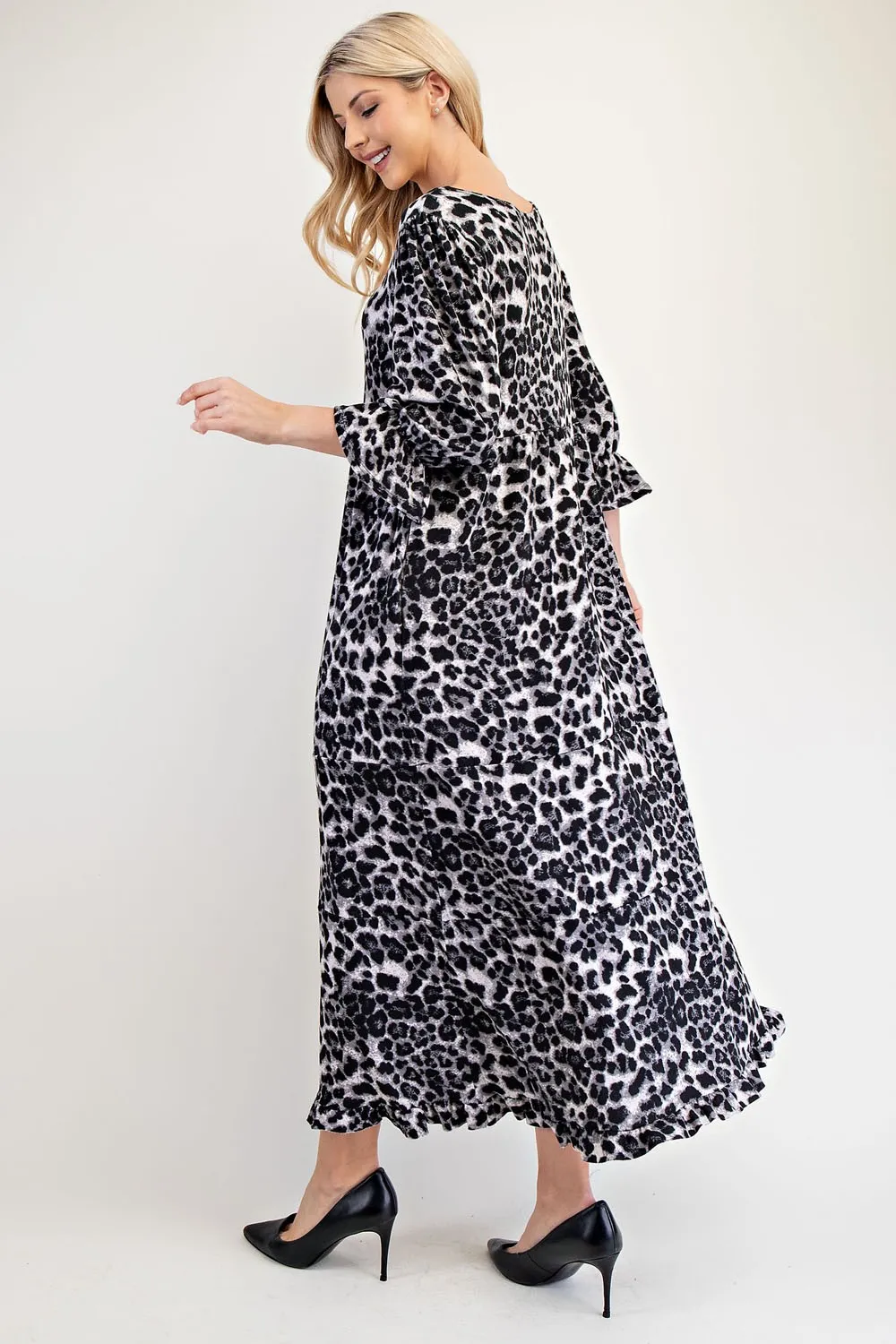 Full-Size-Leopard-Round-Neck-Flounce-Sleeve-Dress-Grey-Leopard-2