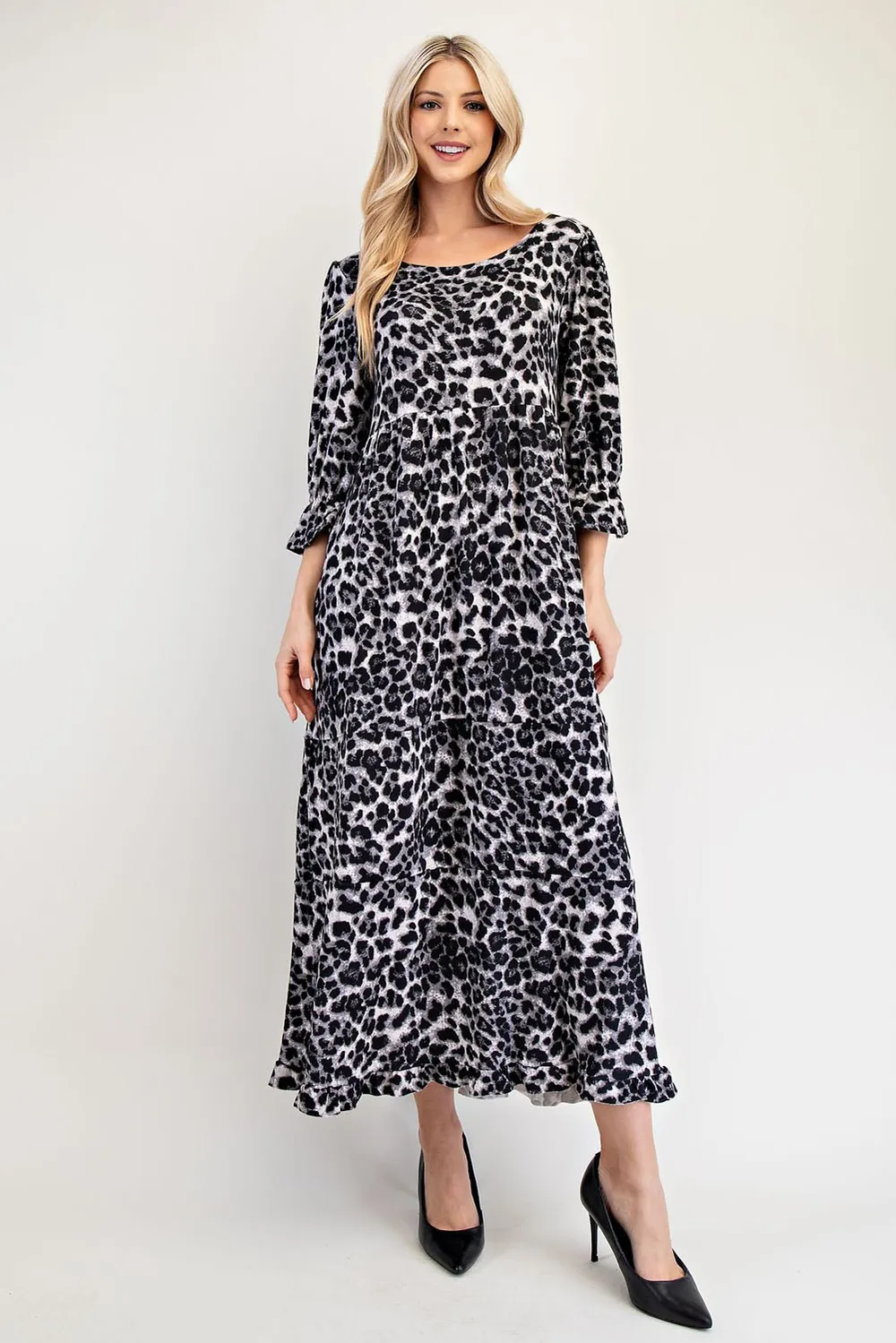 Full-Size-Leopard-Round-Neck-Flounce-Sleeve-Dress-Grey-Leopard-4