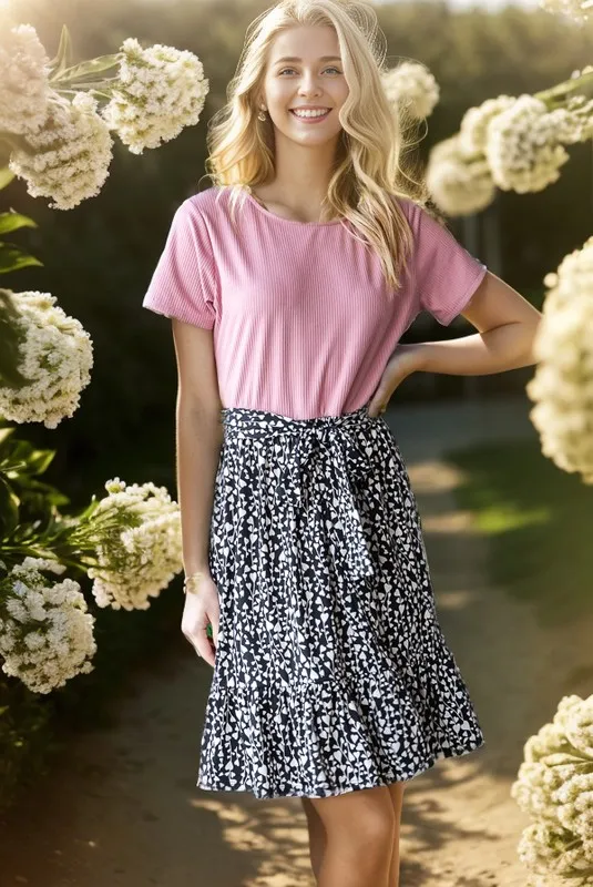 Full Size Short Sleeve Solid And Animal Print Mini Dress Plus Size - Mauve