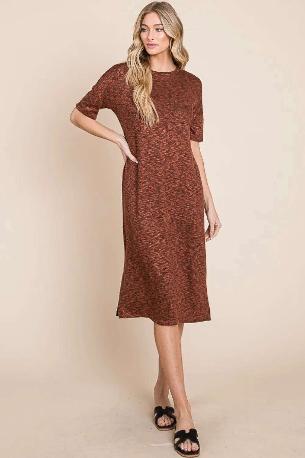 Round-Neck-Side-Slit-Midi-Dress-Rust-4