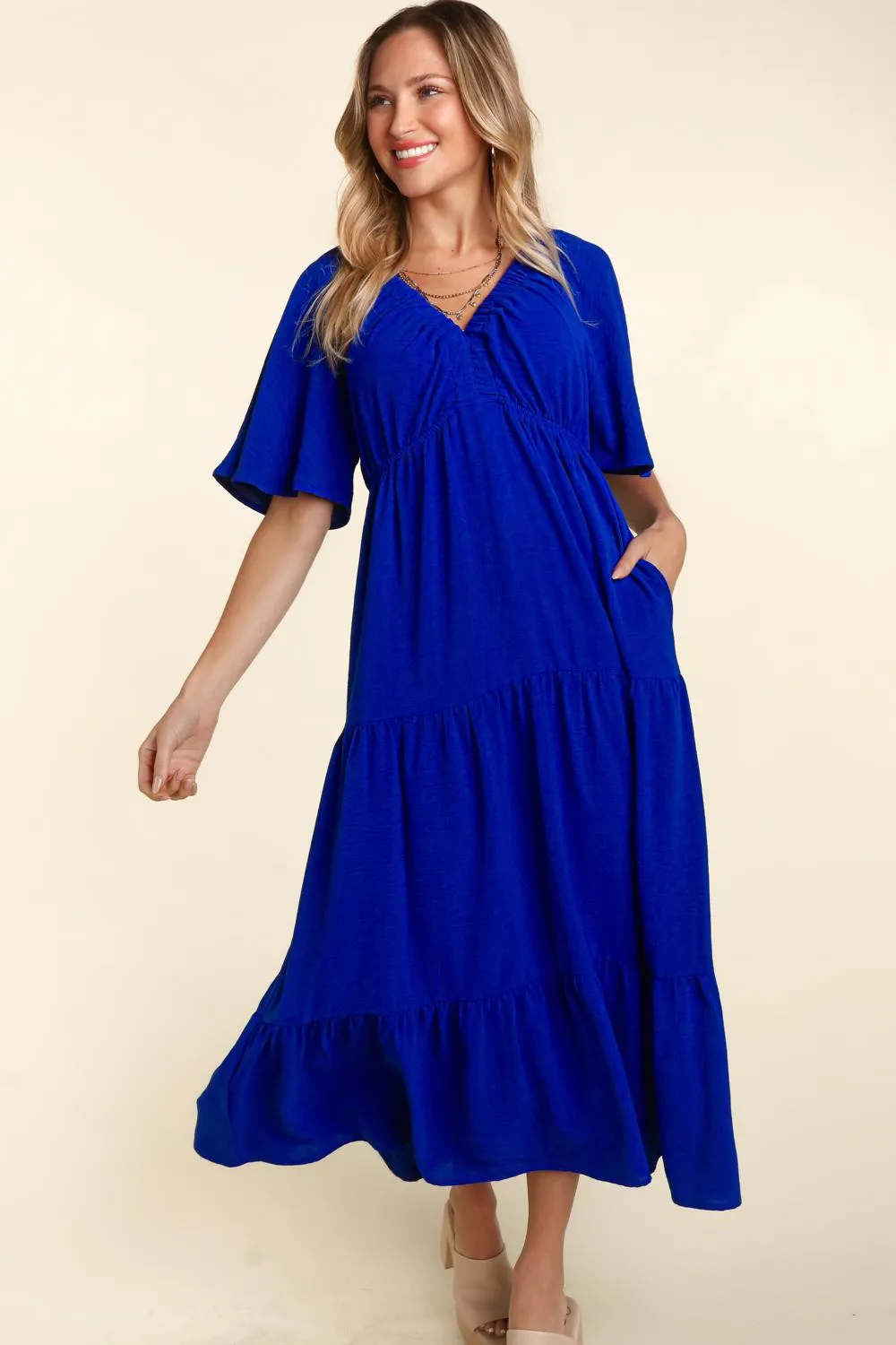 Tiered-Babydoll-Maxi-Dress-with-Side-Pocket-Royal-4