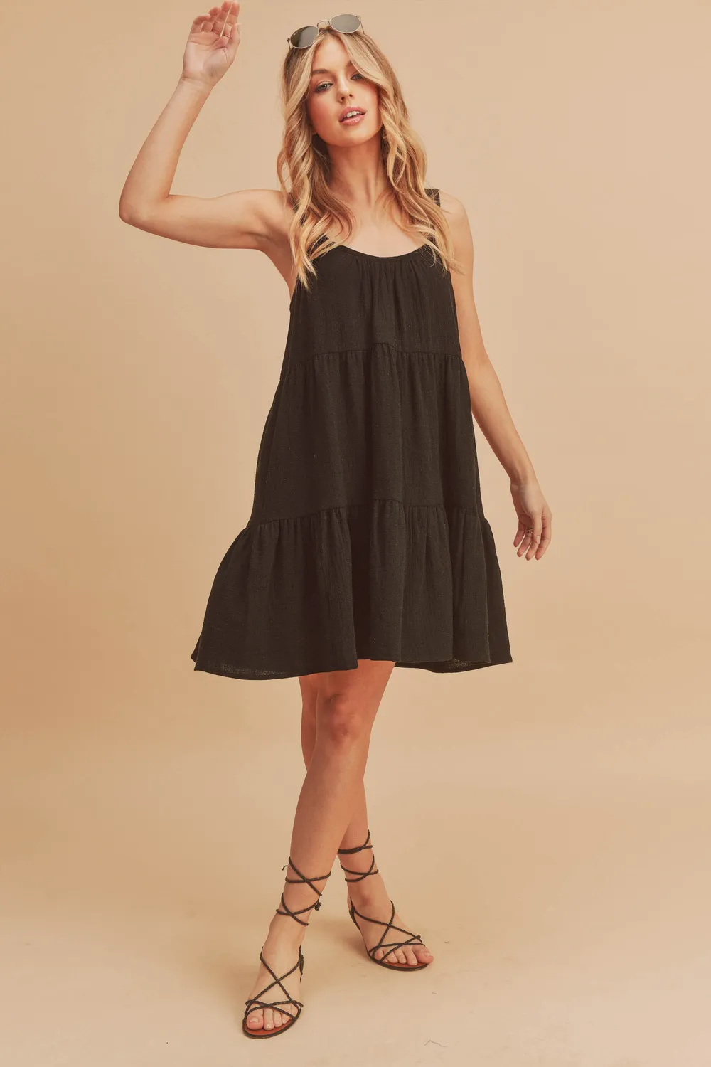 Tiered-Mini-Cami-Dress-with-Pockets-Black-3
